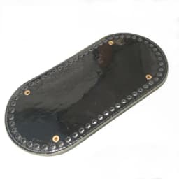 25x12cm Bag Bottom Oval Leather Bottoms with Holes Bag Accessories Handmade PU DIY Part for Handbag Crossbody Messenger Bags