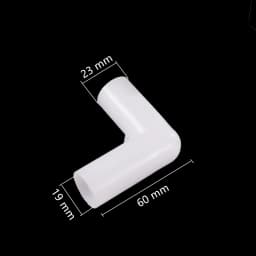 19mm PVC Straight Elbow Cross Connector Joint 60 90 120 135 Degree Tee Connector PVC Pipe Fitting DIY Tent Fixed Fittings