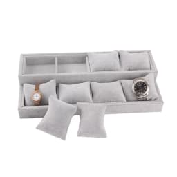 4/8/12 Grids Watch Display Stand Bracelet Holder Organizer Watches Storage Jewelry Pillow Holder Jewelry Display Tray