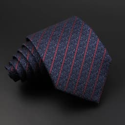 8cm New Fashion Stripe Men's Tie Classic Polyester Bright Necktie Business Meeting Formal Necktie Accessories Daily Wear Cravat