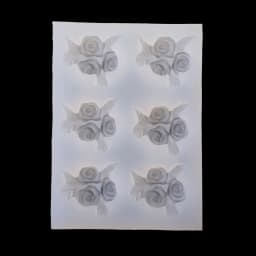 1pc Silicone Molds Rose flower DIY Clay Epoxy Resin drop glue mould For Jewelry Making
