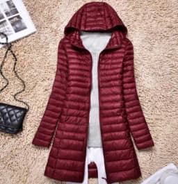 SEDUTMO Winter Duck Down Jackets Women Ultra Light Long Down Coat Spring Hoodie Puffer Jacket Slim Parkas ED876
