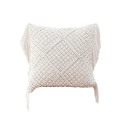 Cushion Covers 100% Cotton Linen Macrame Hand-woven Thread Pillow Covers Geometry Bohemia Style Pillowcase Home Decor 45x45cm