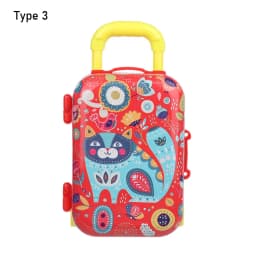 Miniature Suitcase Small Clutch Jewellery Candy Box Doll Handbag for Dolls Miniature Toys Trunk Dollhouse Wholesale