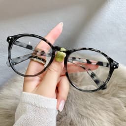 High-quality Large Frame Glasses Myopia Glasses Women Men Nearsighted Eyewear Anti Blue Light Glasses with Diopters Minus -1.0