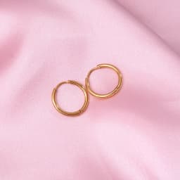6/8/10/12mm Tiny Korean Small Stainless Steel Round Mini Little Good Huggie Hoop Earrings for Women Cartilage Piercing Loop Ring