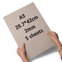 A4 A3 Gray Thicked Kraft Paper DIY Handmake Card Making Craft Paper Thick Paperboard Grey Cardboard 3MM Chipboard Backing Board