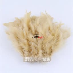 Fluffy Marabou Turkey Feathers Trims DIY Needlework Plumes On Ribbon Wedding Dress Accessories Decorative Feathers For Crafts