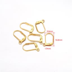 20-50pcs Gold Stainless Steel Hypoallergenic Earring Hooks Fish Earwire Earrings Clasps Earring Wires For Jewelry Maki