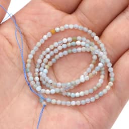 100% Natural Stone Beads Small Faceted Beads for Women Jewelry Making DIY Necklace Bracelet Accessories 2-3mm 15inch