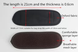 bag strap Shoulder Strap Belt Pad reduced pressure Oxford fabric DIY message bag briefcase Shoulder pads accessories