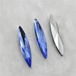 Navette Glass Crystal Pointback Color Rhinestone Strass Stones Clothing Crafts Jewelry Making 10mmX35mm 10mmx48mm 30pcs