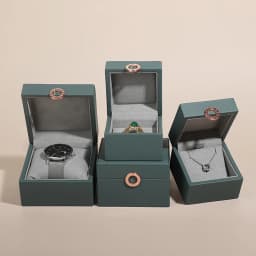 High-End Pu Leather Jewelry Storage Packaging Gift Box Proposal Ring Box Watch Bracelet Collection Box