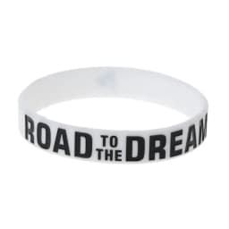 Road to the Dream Never Give Up Motivational Bracelets Silicone Rubber Band Elastic Inspirational Bracelets Jewelry Gift