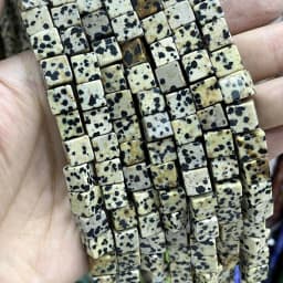 8*8mm Natural Square Agates Tiger Eye Turquoises Amazonite Crystal Jades Stone Beads For Jewelry Making DIY Bracelet Necklace