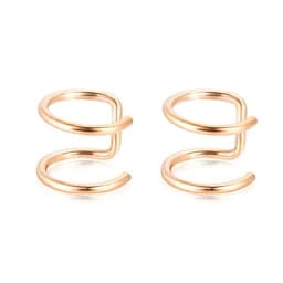 1Pcs/15 Pcs Stainless Steel Ear Cuff Helix Cartilage Clip On Wrap Earrings Fake Nose Ring Non-Piercing Adjustable Men Women