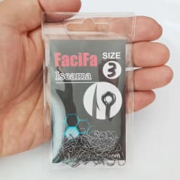 100/50/25 pcs Iseama Carp Fishing Hook Offset Circle Hook Single Fly Fishing Jig Hook Barbed Sea Fishhook Tackle Accessories