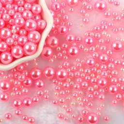 10g Random Mix 3-10mm No Hole ABS Imitation Pearl Bead For Vase Filler Makeup Brush For DIY Jewelry Making Decor F0912