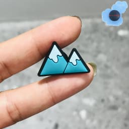 1Pcs Camp Mountain Bottle PVC Charms Shoe Accessories Garden Shoe Decoration for Clog Buckle Kid's X-mas Gift