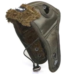NONOR Warm Dog Pilot Hat Leather Pet Dog Cap For Large puppy Dogs Hats Funny Cosplay Pet Dog Hat Christmas gift for dog S-2XL
