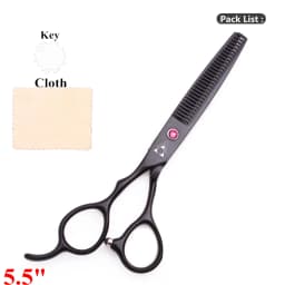 5.5 6.0 Hair Scissors For Left Hand Japan 440C Professional Hairdressing Barbers Cutting Set Thinning Shears Hairdresser B8001