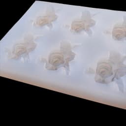 1pc Silicone Molds Rose flower DIY Clay Epoxy Resin drop glue mould For Jewelry Making