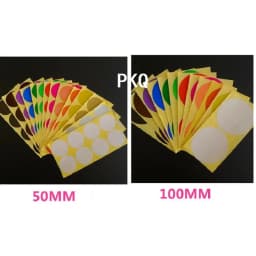 12 Sheets/Pack Mix Color Circle Round Color Coded Adhesive Label Dot Sticker 6mm/8mm/10mm/13mm/16mm/19mm/25mm/32mm/50mm/100mm