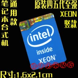 DIY Sticker Decoration Original Four or Five Generation CPU4 5 i3 i5 i7 Pentium Xeon Laptop Label