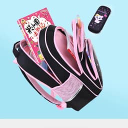 New Korean Primary PU leather School Bag 2020 Fashion Cute Girls With Cute Cat Orthopaedic Waterproof Backpack
