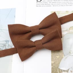 New Light Color Parent-Child Bow Tie Cotton Kids Men Casual Butterfly Cravat White Blue Pink Bowtie Wedding Dinner Accessory