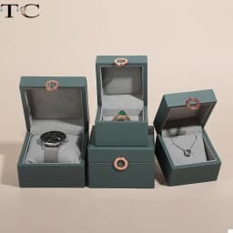 High-End Pu Leather Jewelry Storage Packaging Gift Box Proposal Ring Box Watch Bracelet Collection Box
