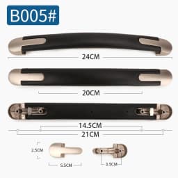 SUZAOZHE Suitcase Luggage Replacement Handle Travel Suitcase Handle Strap Factory Replacement Zinc Alloy Grip Carry Grip