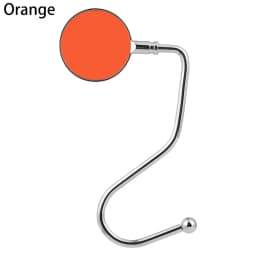 1Pcs Portable Crystal Bag Purse Hook Handbag Hanger Table Hook Durable Metal Desk Hanger Hooks Bag Organizer Accessories