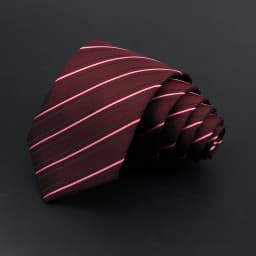 Fashion Stripe Neckties Classic Men's Solid Tie Polka Dots Wedding Business Tie Jacquard Woven Neck Ties Shirt Accessories Gift