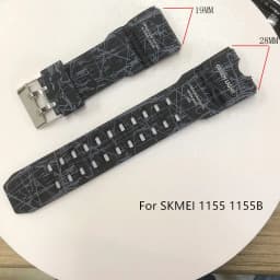 Adjustable Replacement Watch Strap Band Silicone Rubber Plastic Watchbands For SKMEI 1251 1025 1155 Sports Watches Accessories