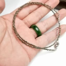 Cute and Simple Lapis Lazuli Crystal Quartz 2mm Mini Beads Pendant Necklace Handmade Nepal Jewelry Girls Choker Necklace