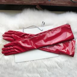 Men real sheep leather glove side open zipper long gloves Pure sheepskin gloves Driving gloves for men Customized size length