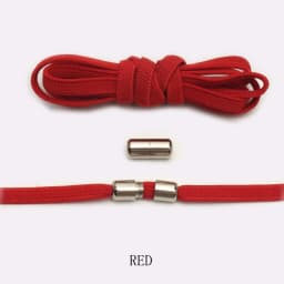 New Flat No Tie Shoelaces Elastic Metal Lock Shoe laces Special Creative Kids Adult Unisex Sneakers Shoelace Fast Lazy Laces