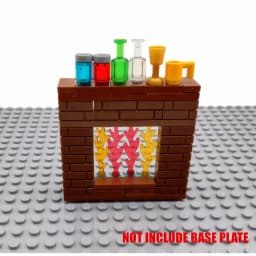 Compatible City MOC Building Blocks Bricks Parts House Furniture Kitchen Accessories Kits DIY Kids Toys Bed Sofa Piano Computer