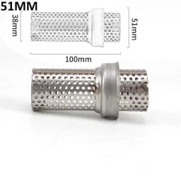 51mm 60mm Universal DB Killer Catalyst Slip On Motorcycle Silencer Noise Sound Exhaust Moto Escape Muffler