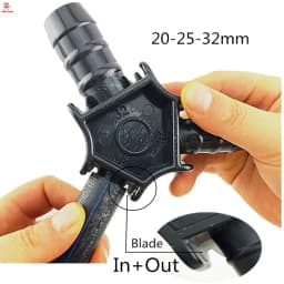 1pc Solar Aluminum Plastic Pipe Inner And Outer Flare Rounder PVC Pipe Expander 16/20/25/26/32mm Tool Accessories