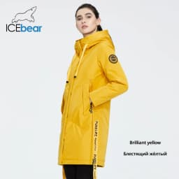 ICEbear 2023 new fall women's coat with a hood casual wear quality fashion autumn parka brand clothing GWC20035D