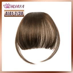 Synthetic Bangs Clip-in Hair Extensions Thick Bangs Hairpieces for Women Daily Heat Resistant Fake Bangs