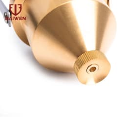 1pc Paint Viscosity Test Cup Viscometer Flow Cup Mixing Thinning Tool #2 & #4 Measuring Tool Golden Sliver