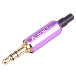 10pcs Stereo 3.5mm Connectors with Protecting Tail Gold Plated 3 Poles Plug 3.5mm Jack Male Connector Earphone Jack DIY