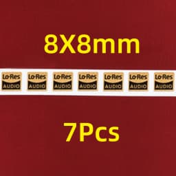 4K HDR Small Gold Label HD 8K Digital Video Player Displays Decorative Faith Stickers Spot DIY