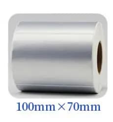 Silver Thermal Transfer Labels PET barcode adhesive sticker Waterproof Tear-proof oil-proof Thermal Transfer Ribbon Printer Stic