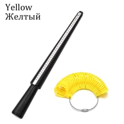 Professional Measuring Gauge Finger Ring Stick Sizer Mandrel Stick Finger Gauge Ring For DIY Fashion Jewelry Measuring Tools Set