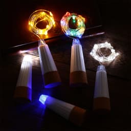 2m 20 LED Cork Bottle Fairy Light USB Rechargeable Indoor Decoration String Lamp for Bar Bedroom Home Party Wedding Christmas