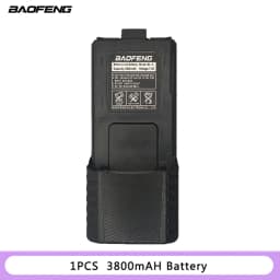 Baofeng BL-5 Battery for Walkie Talkie, Two Way Radio Accessories, Original, Optional, 1800 mAh, 3800mAh, UV-5R, UV5RE, UV5RA